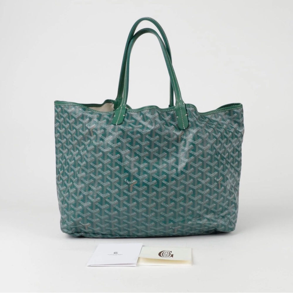 ✨🛍️ Goyard Green Saint Louis PM Tote with Pouch